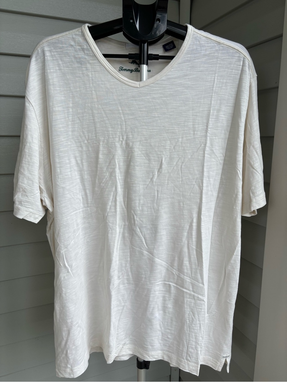 Tommy Bahama Pima Cotton Tee | Men’s XXL Tall | Ivory